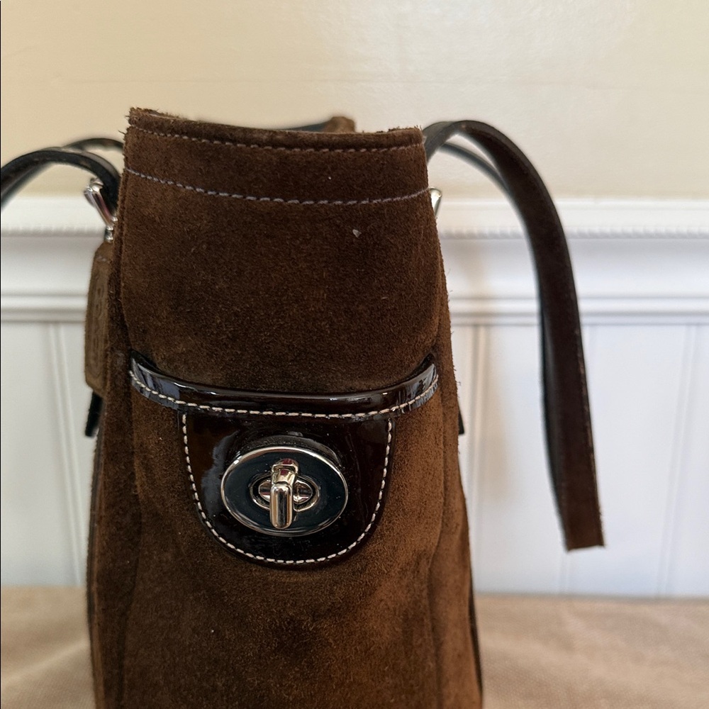 Coach vintage 2005 suede Hampton tote - Picture 9 of 14